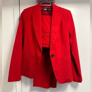 Zara Red Suit Set
